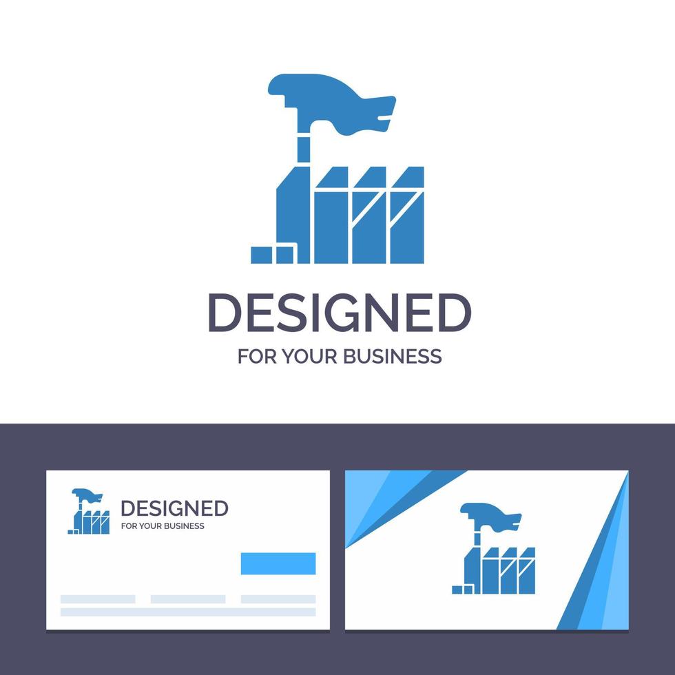 Creative Business Card and Logo template Autocracy Despotism Domination Interest Lobbying Vector Illustration