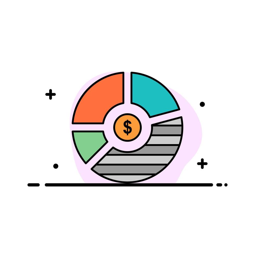 Chart Analysis Bar Business Graph Seo Statistics  Business Flat Line Filled Icon Vector Banner Template