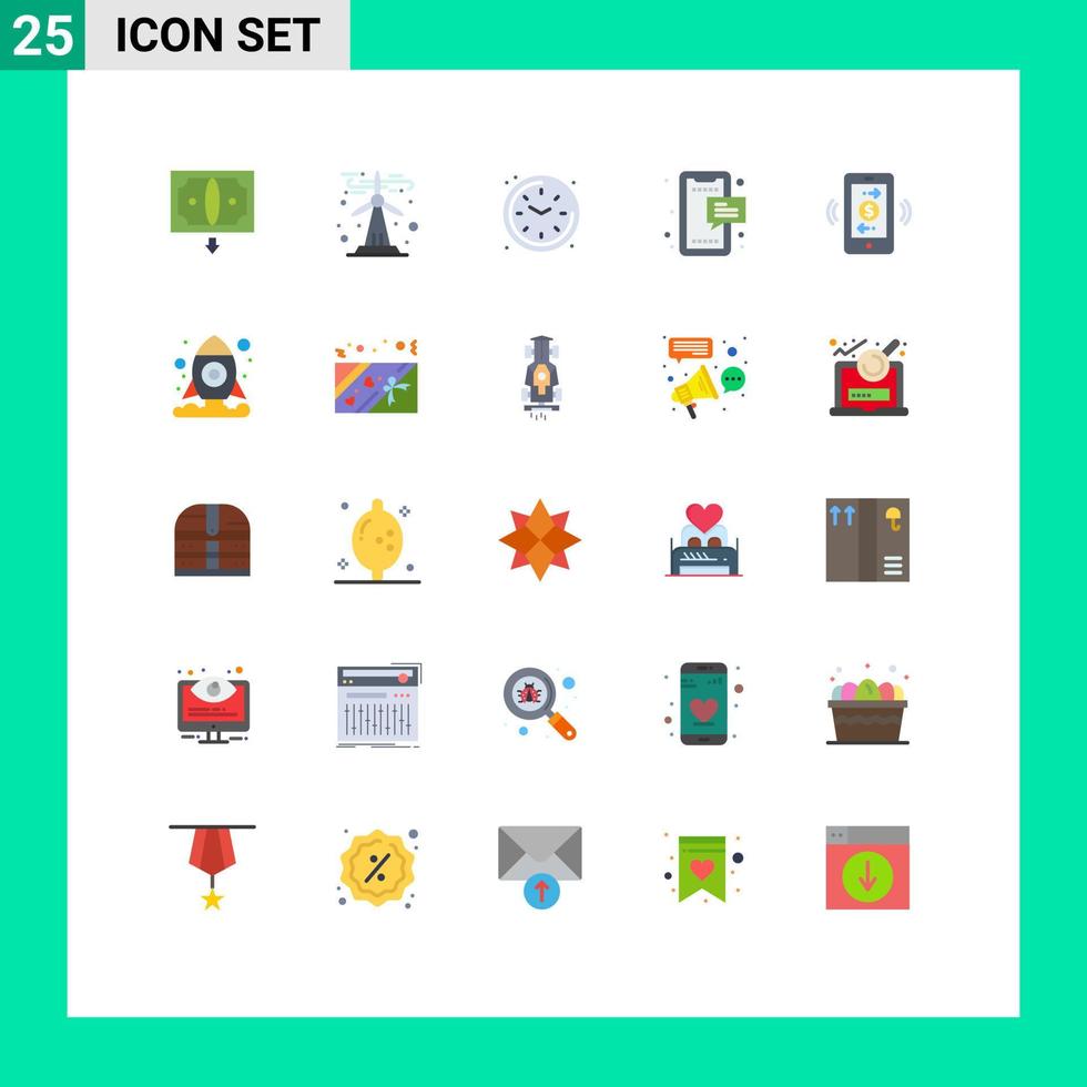 25 Creative Icons Modern Signs and Symbols of connections mobile home messages sms Editable Vector Design Elements