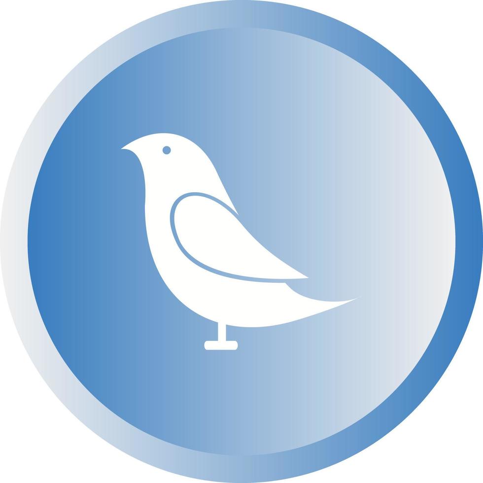 Unique Birds Vector Glyph Icon