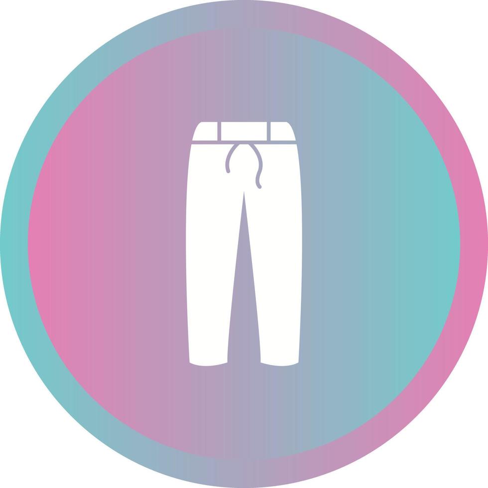 Unique Trouser Vector Glyph Icon