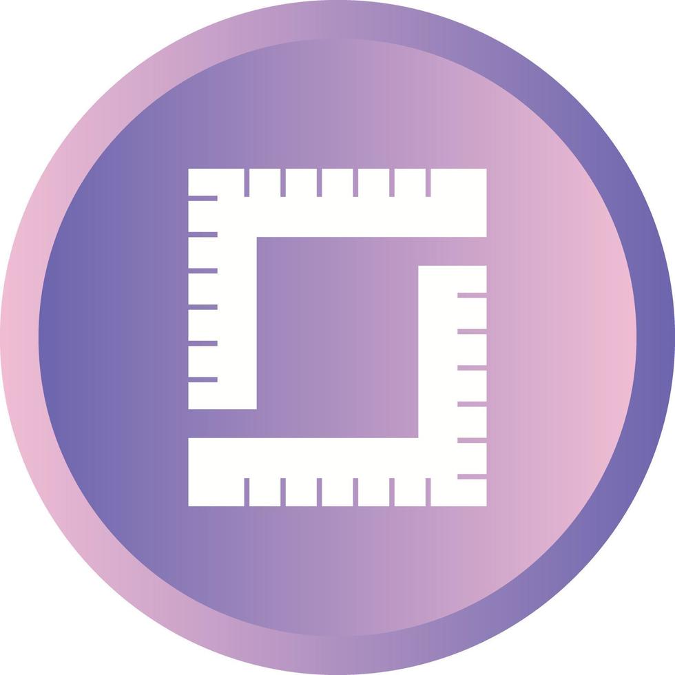 Unique Measurement Vector Glyph Icon