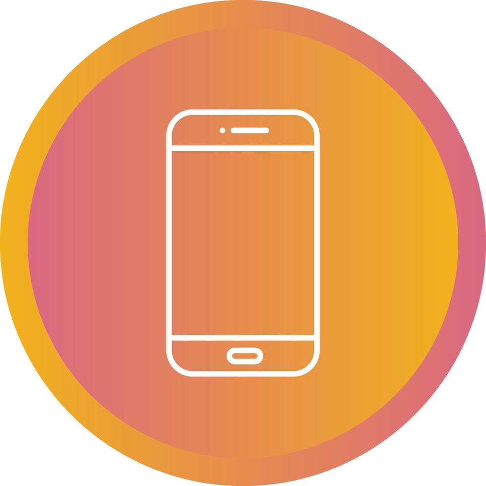 Unique Mobile Vector Line Icon