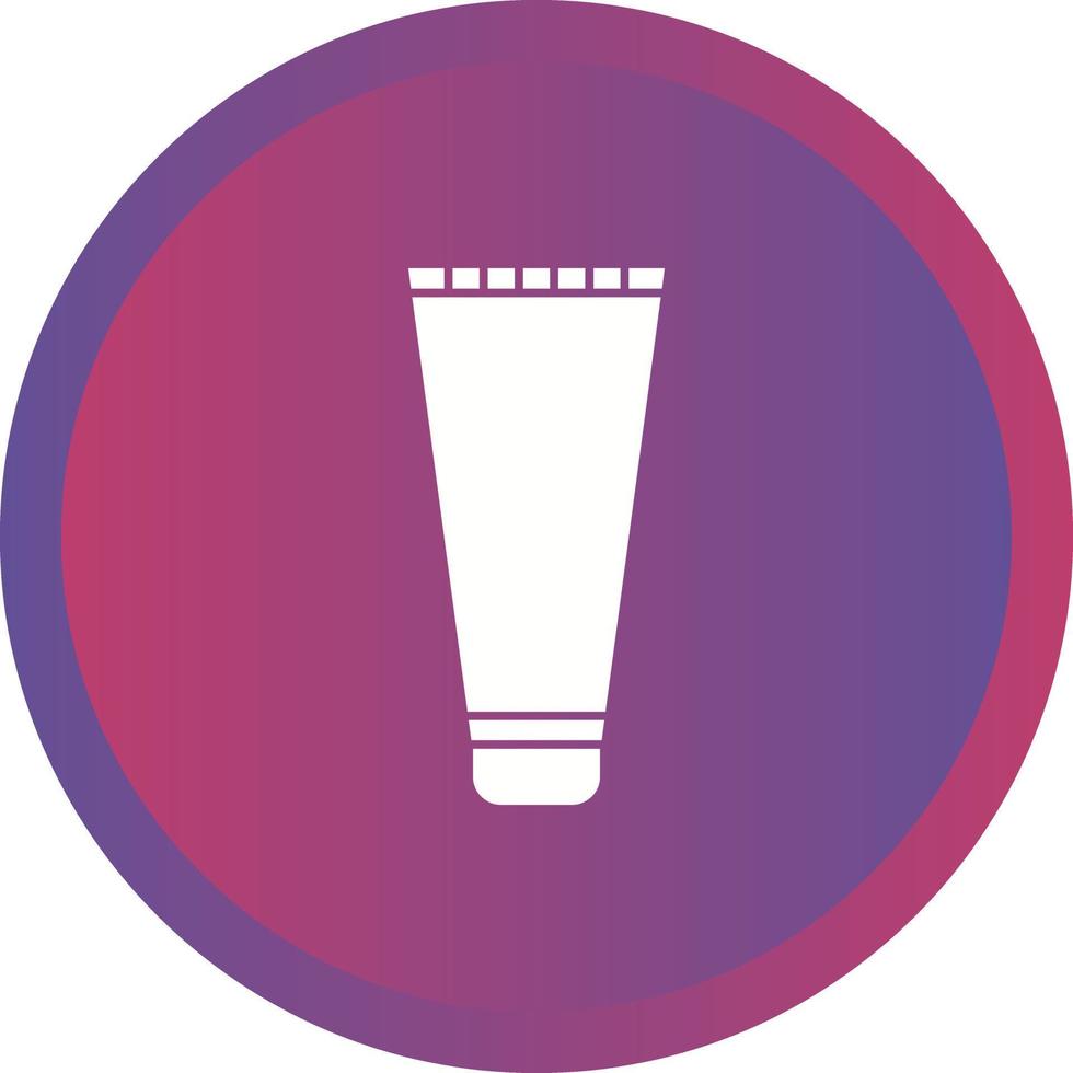 Unique Shaving Cream Vector Glyph Icon