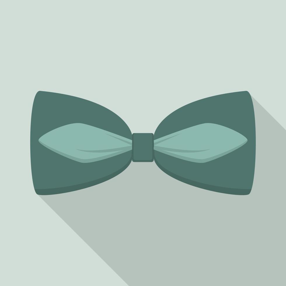 Green bow tie icon, flat style 15510889 Vector Art at Vecteezy