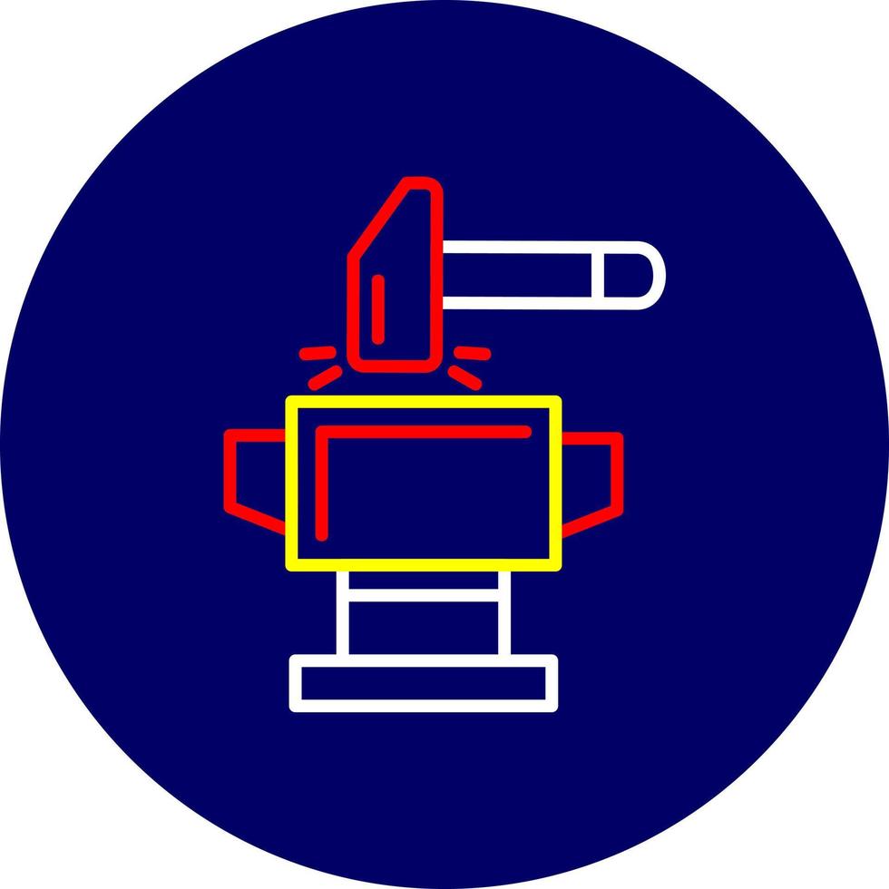 Blacksmith Creative Icon Design vector