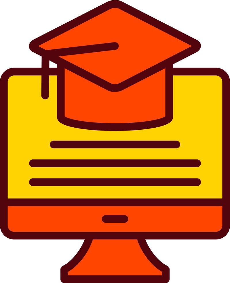 E Learning Vector Icon