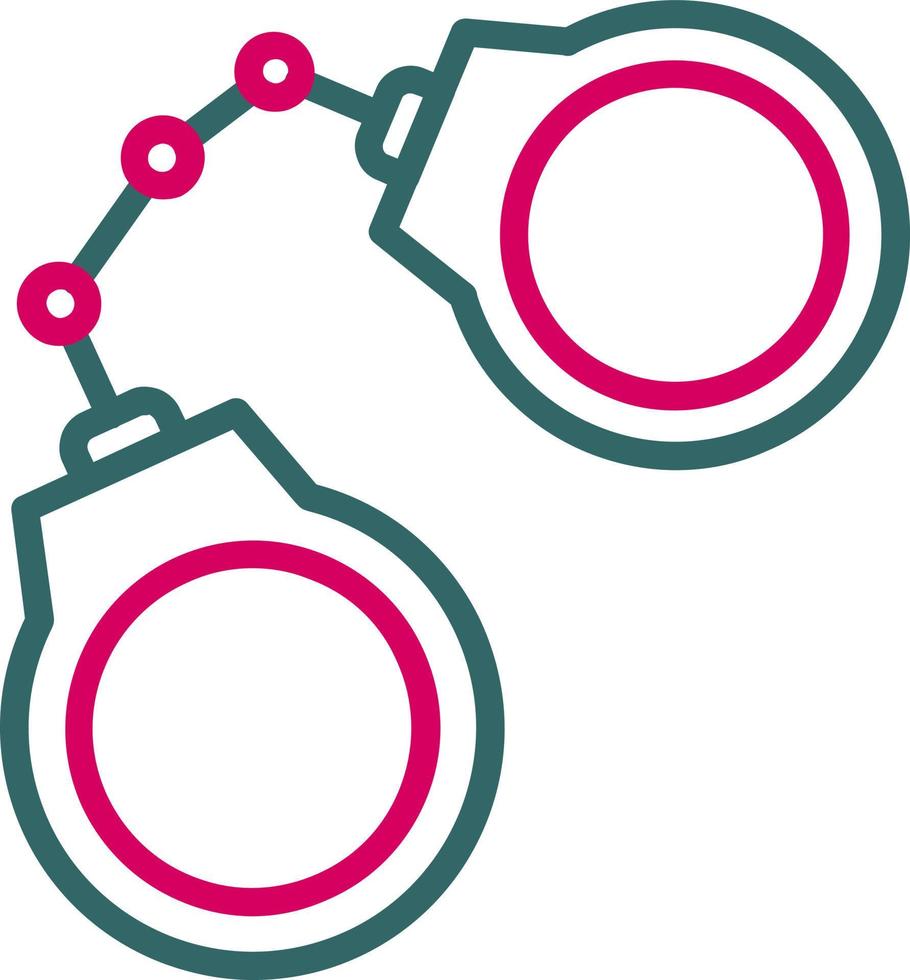 Hand Cuffs Vector  Icon