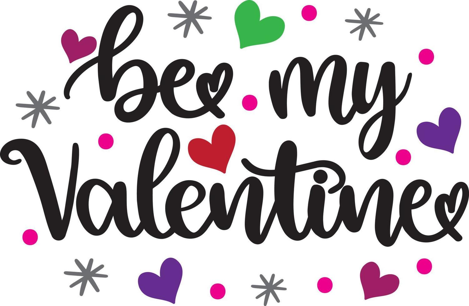 Be My Valentine, Heart, Valentines Day, Love, Be Mine, Holiday, Vector Illustration File