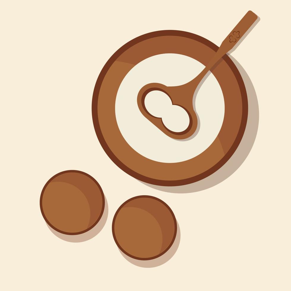 Vector national kazakh cuisine. Airan, shubat, qumis kazakh drinks made from horse, camel and milk.