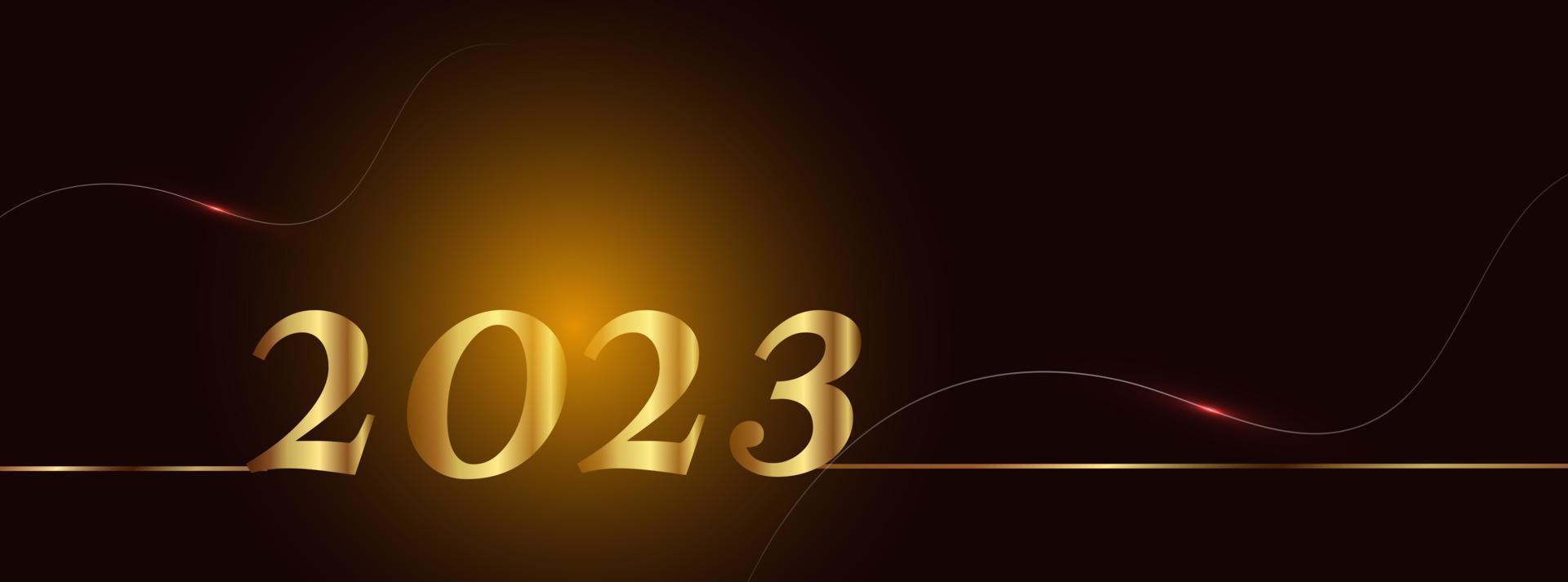 Background 2023 new year vector illustration design vector