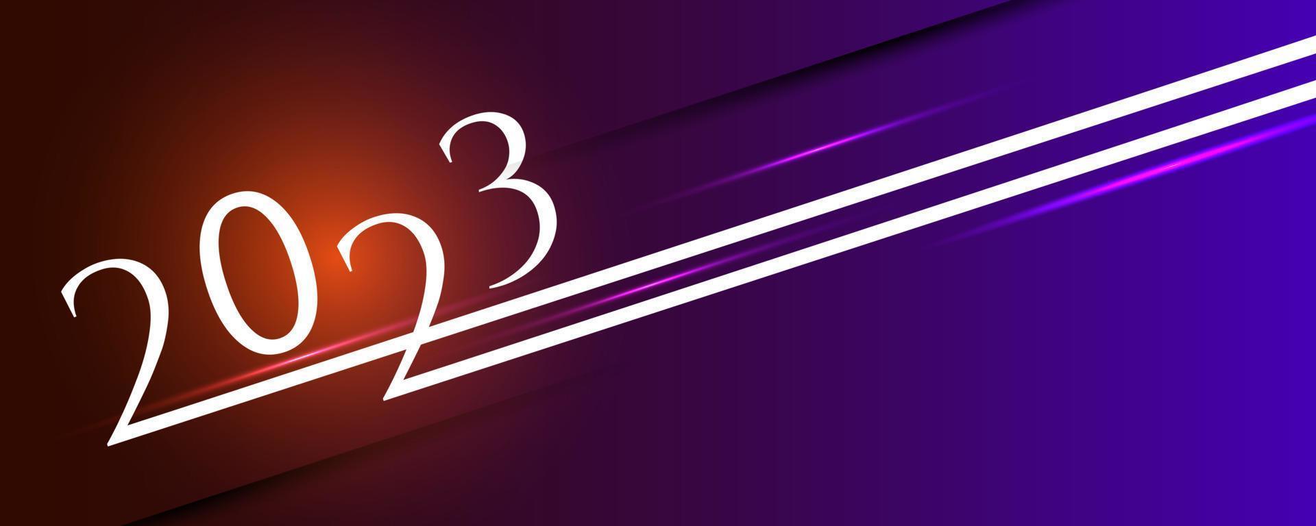 Background 2023 new year vector illustration design vector