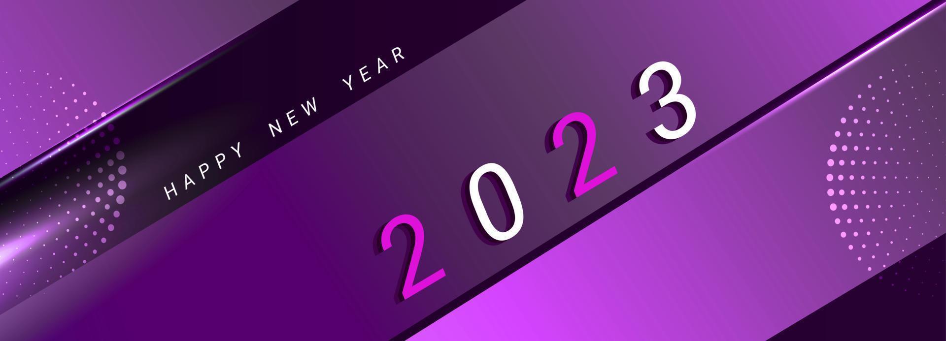 fondo 2023 año nuevo diseño de ilustración vectorial vector