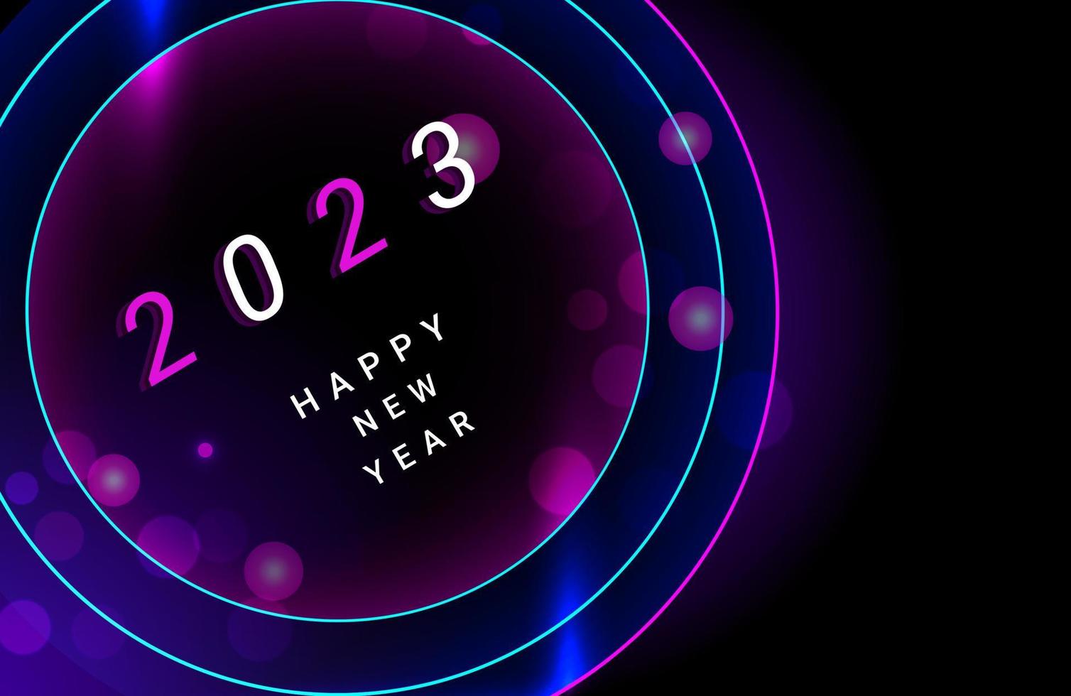Background 2023 new year vector illustration design