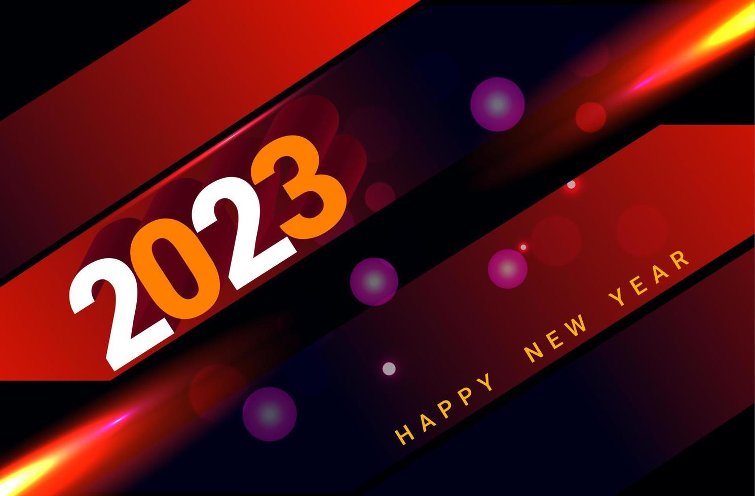 Background 2023 new year vector illustration design