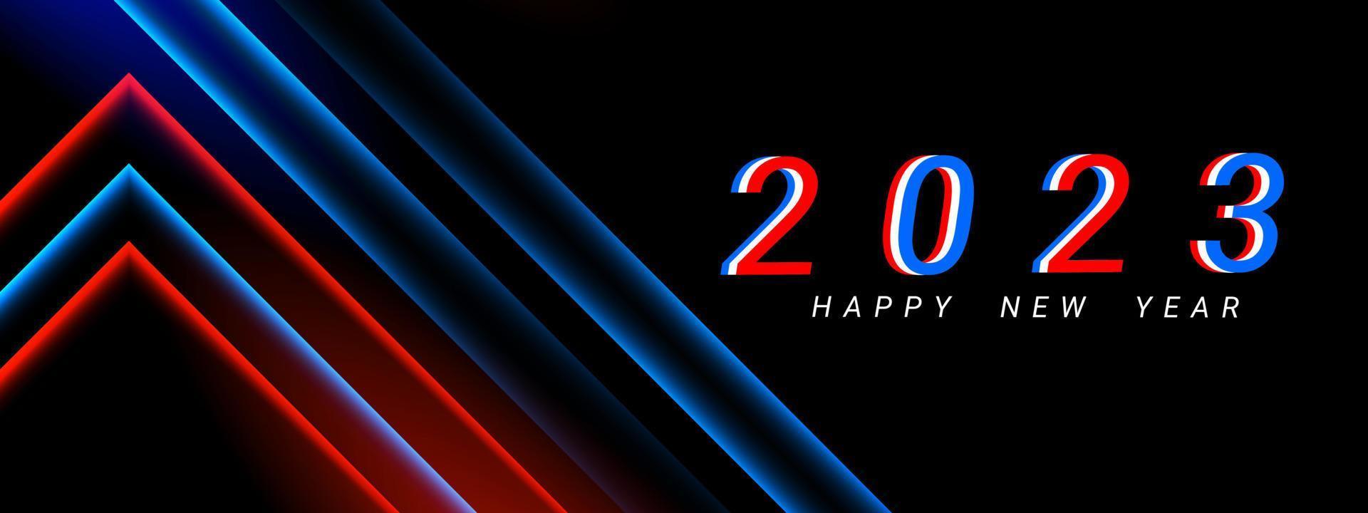 Background 2023 new year vector illustration design