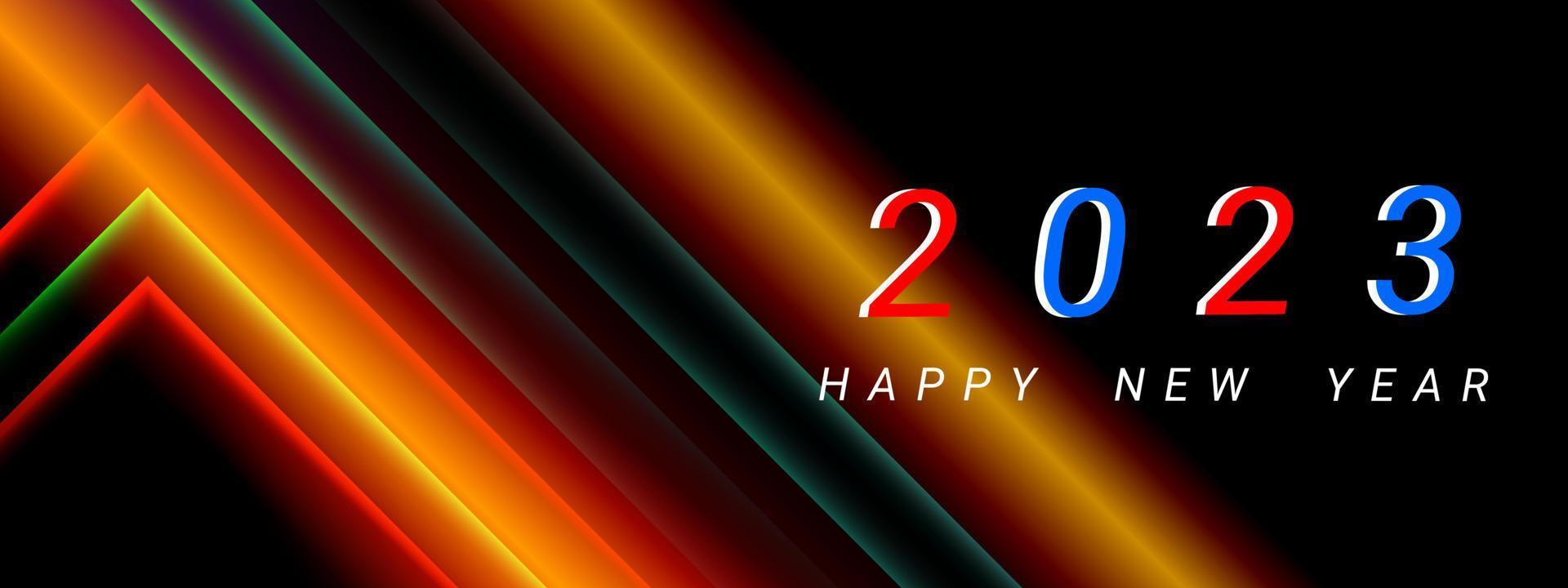 Background 2023 new year vector illustration design