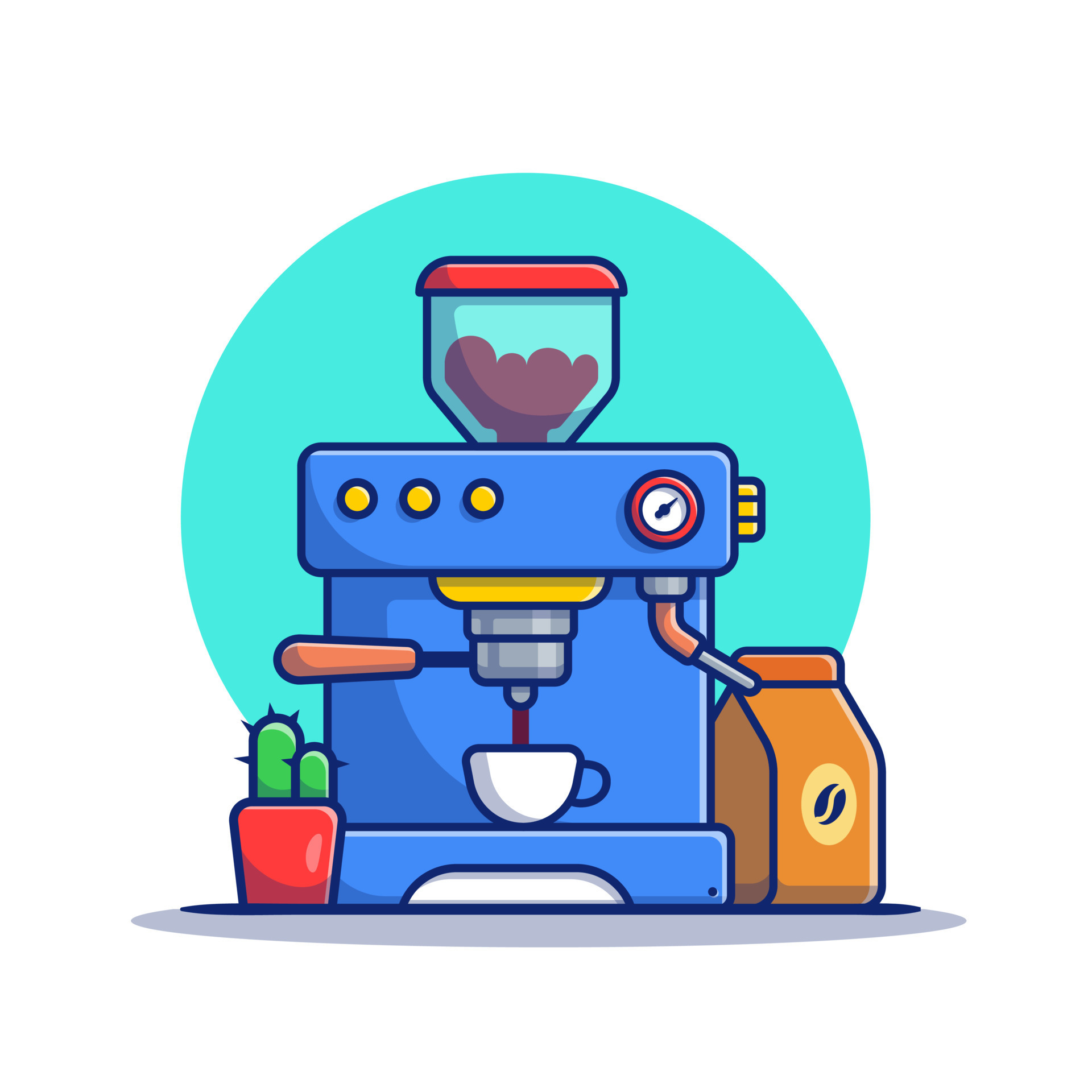 Coffee Machine Pod With Mug, Coffee Pack And Cactus Cartoon Vector Icon Illustration. Coffee Machine Icon Concept Isolated Premium Vector. Flat Cartoon Style 15512392 Vector Art at Vecteezy Coffee Machine Pod With Mug, Coffee Pack And Cactus Cartoon Vector Icon Illustration. Coffee Machine Icon Concept Isolated Premium Vector. Flat Cartoon Style 15512392 Vector Art at Vecteezy