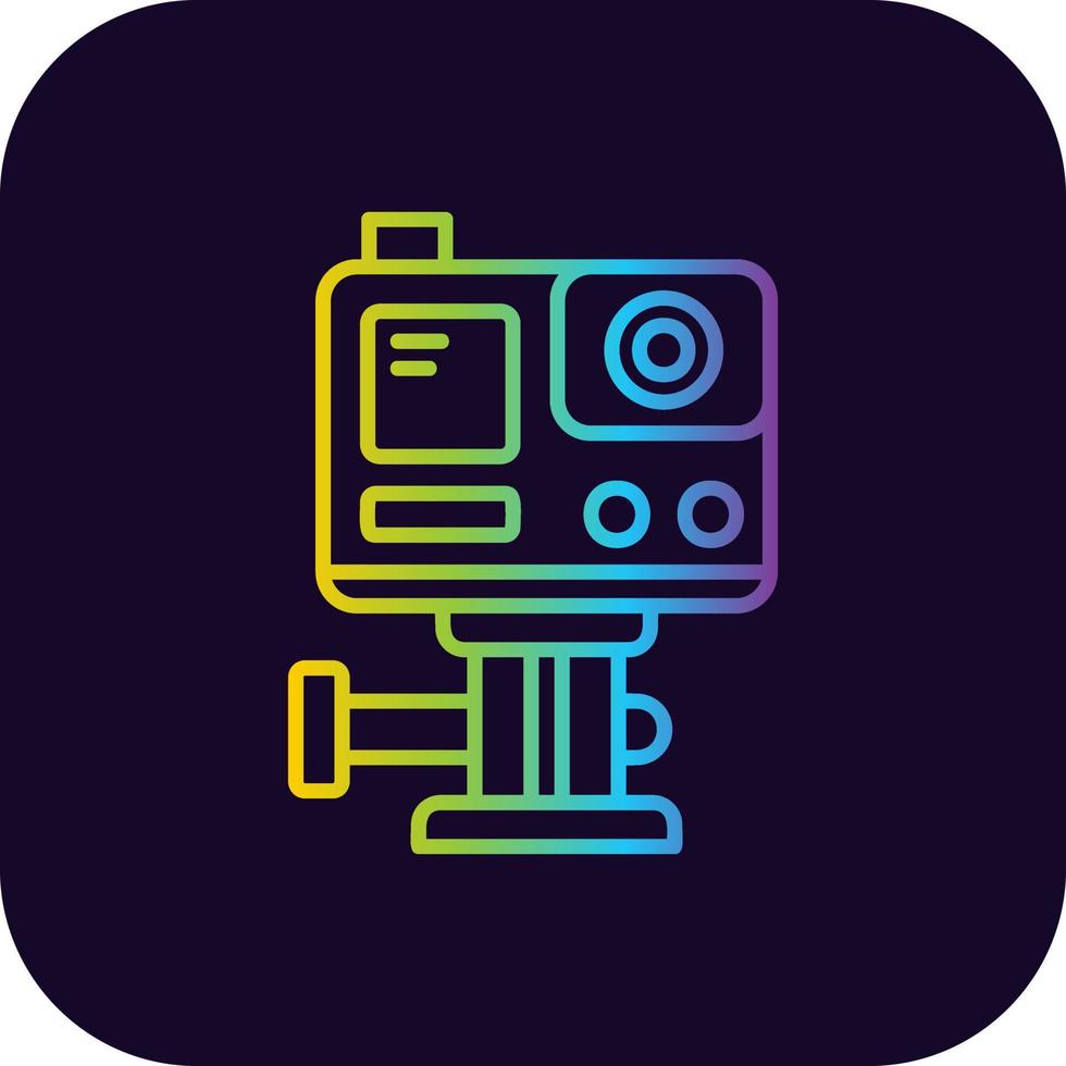 Action Camera Creative Icon Design vector