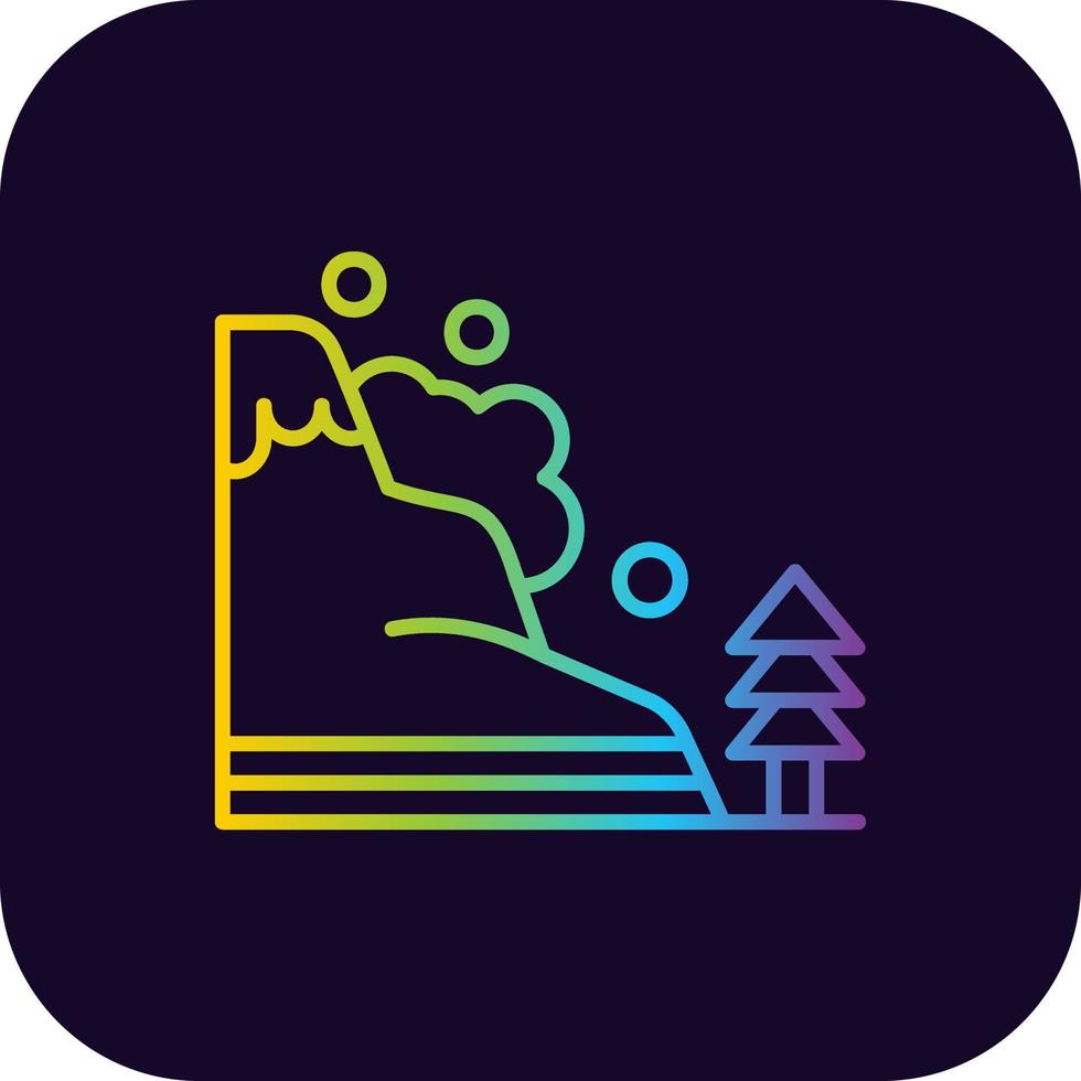Avalanche Creative Icon Design vector
