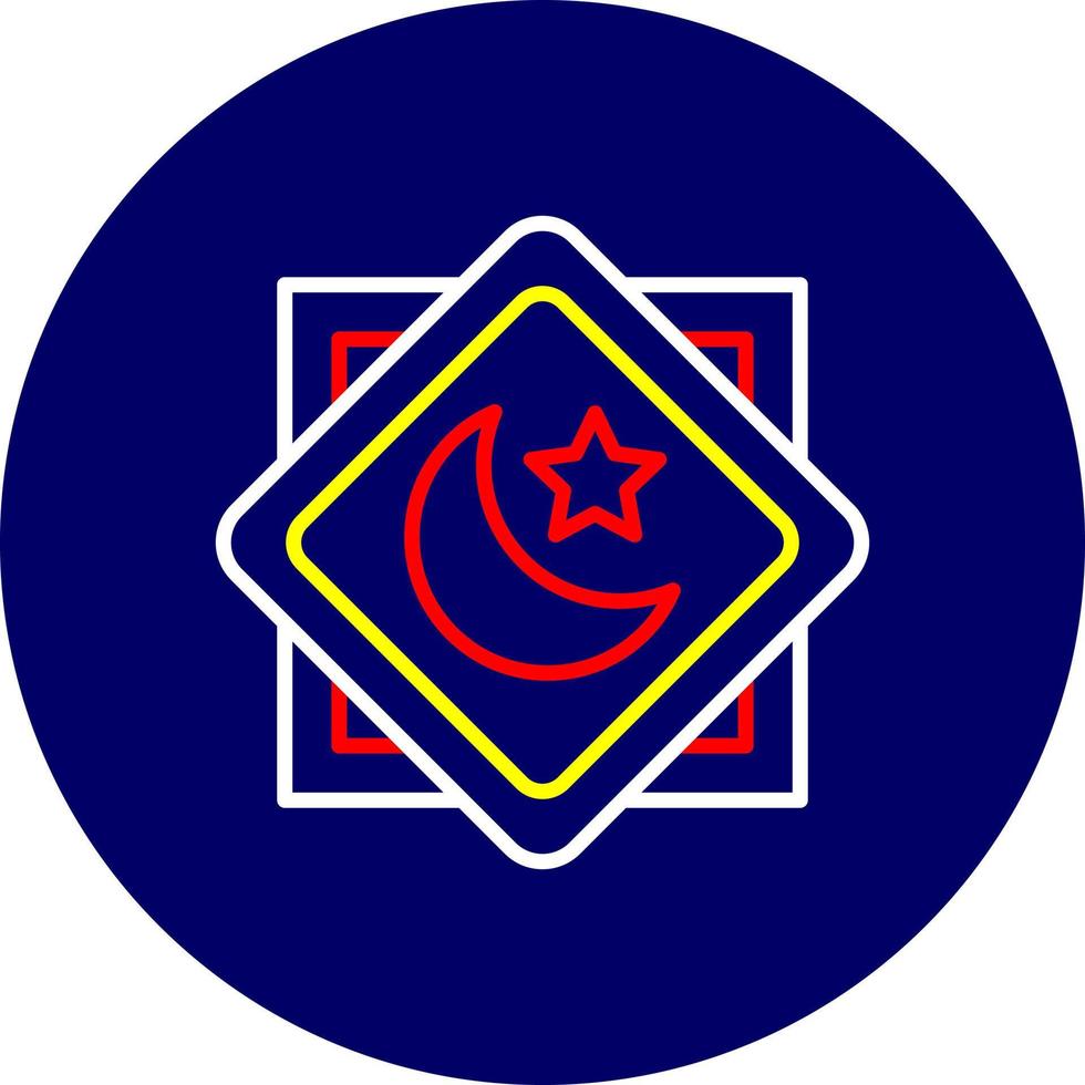 Rub El Hizb Creative Icon Design vector