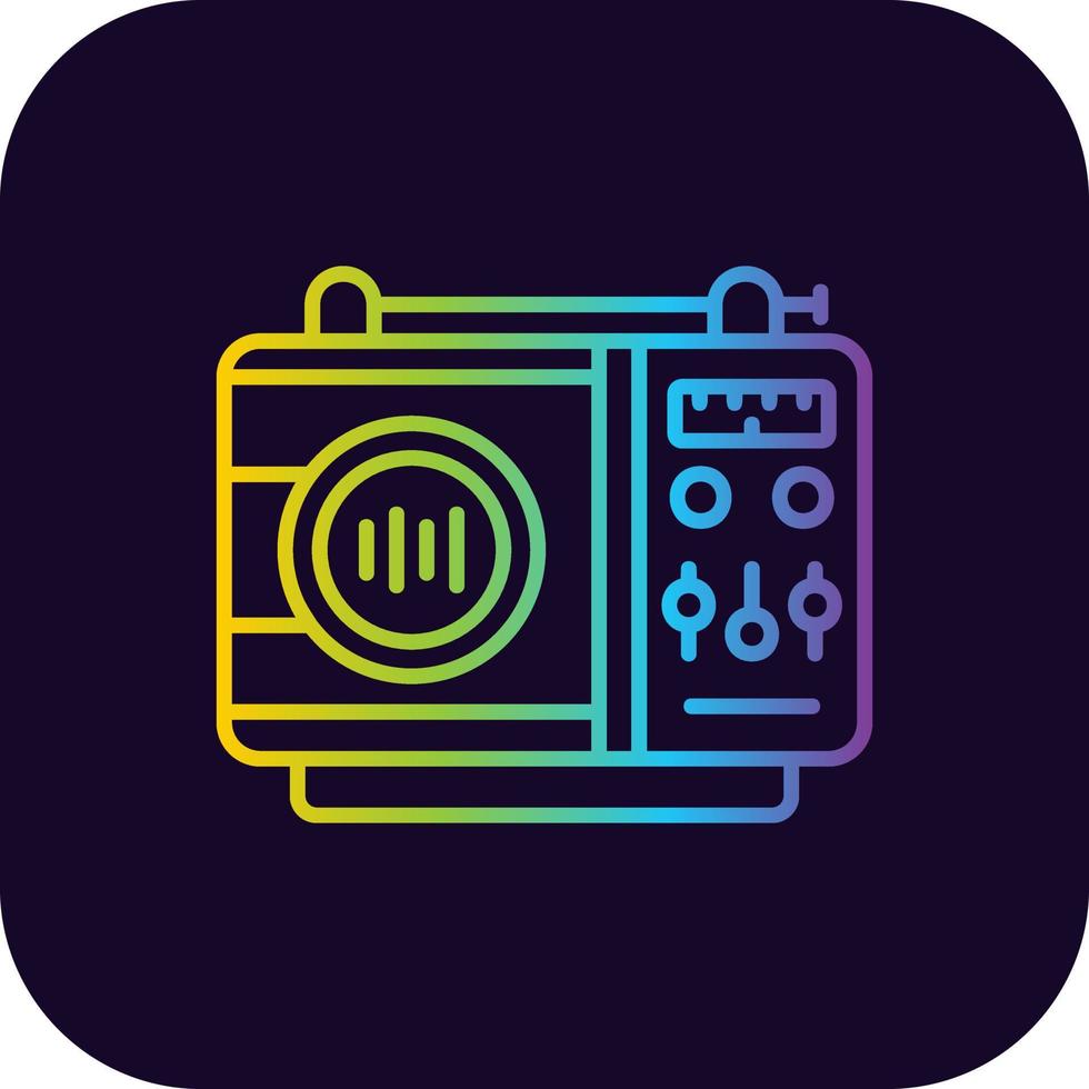 Radio Creative Icon Design vector