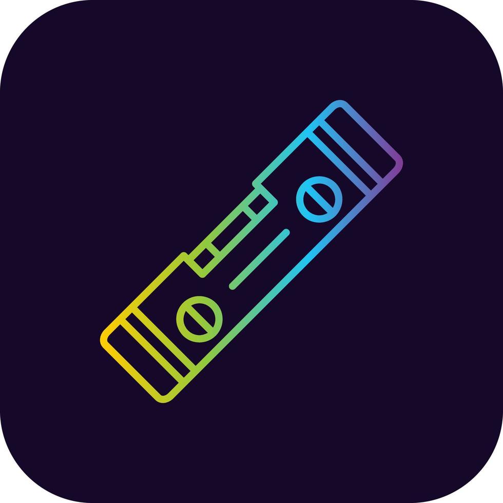 Spirit Level Creative Icon Design vector