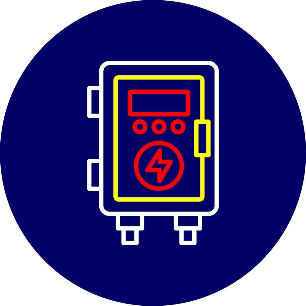 Fuse Box Creative Icon Design vector