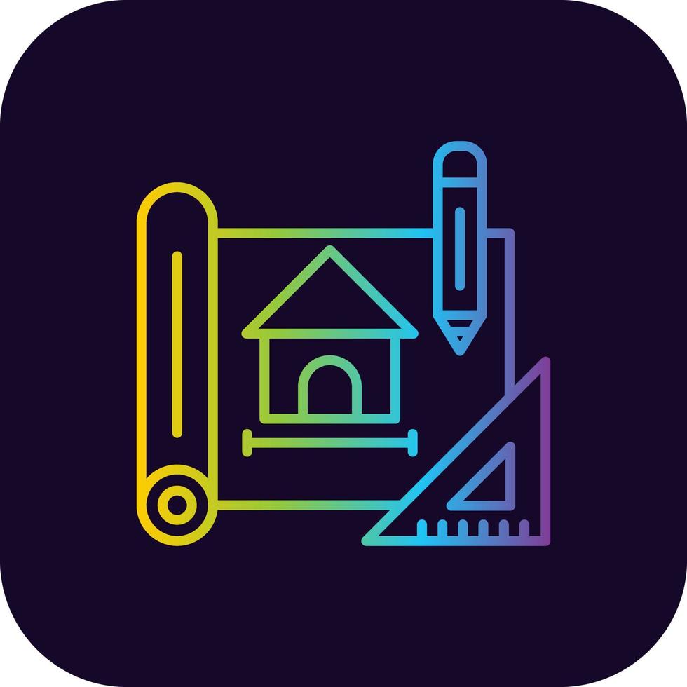 diseño de la casa diseño de iconos creativos vector