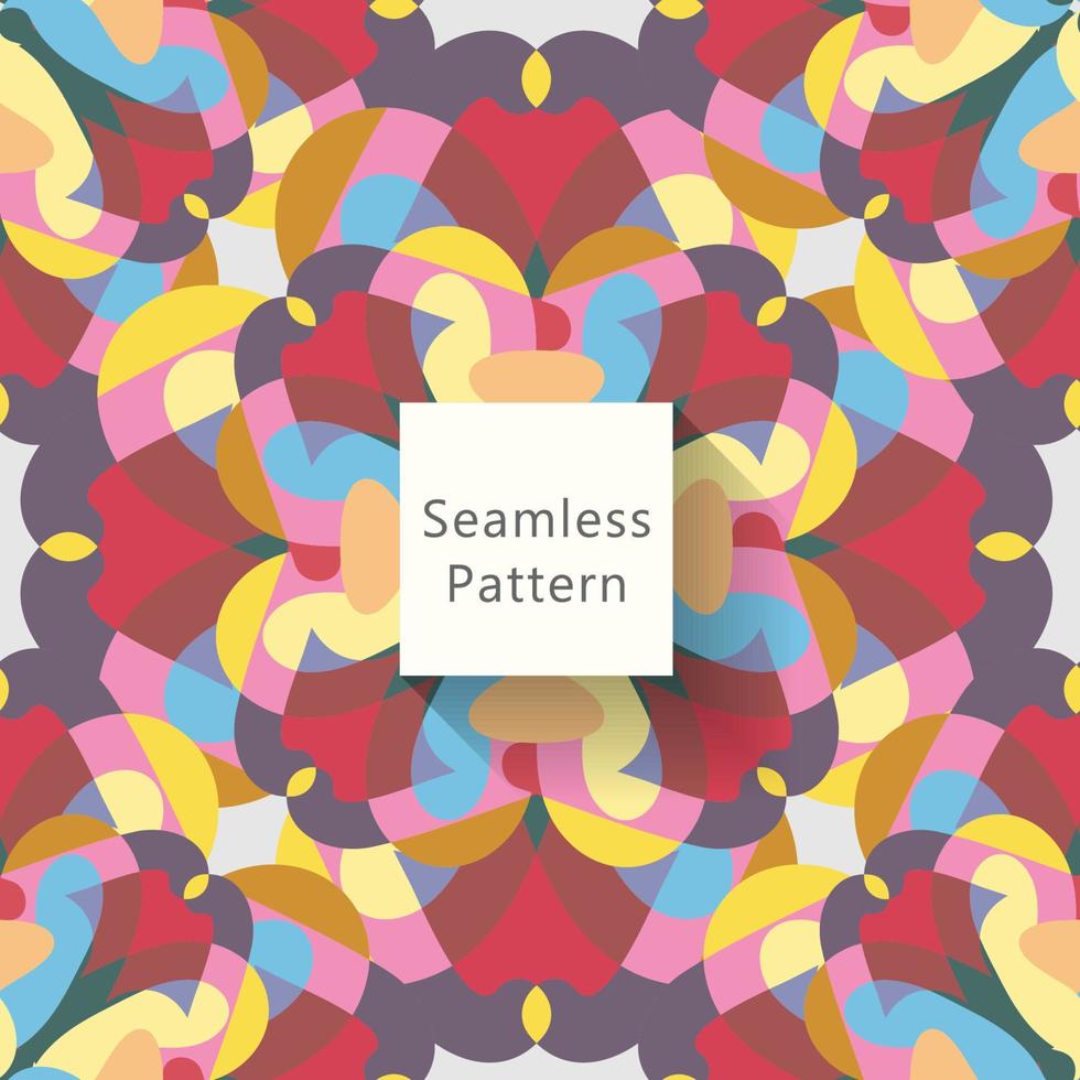 New abstract seamless pattern vector