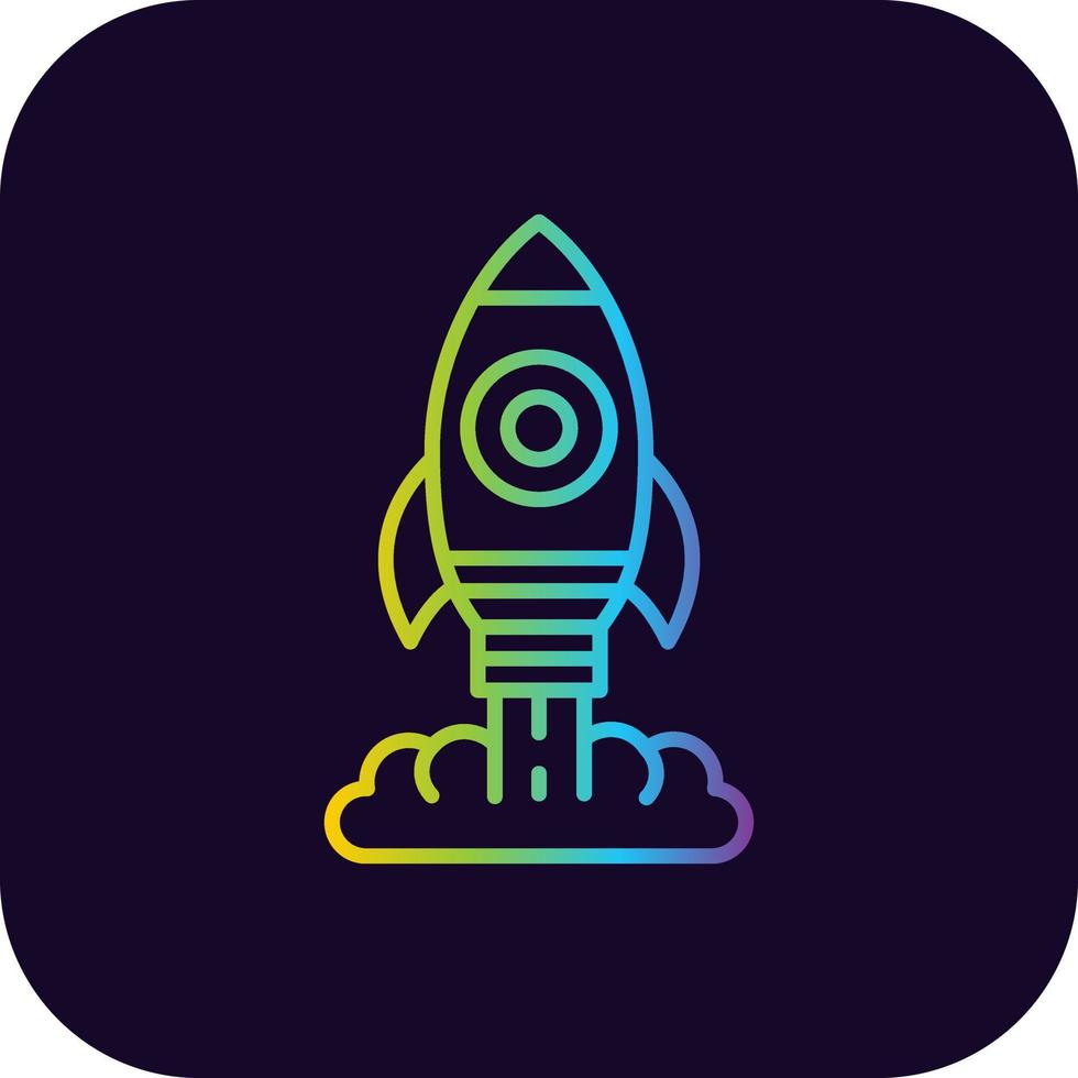 Rocket Creative Icon Design vector