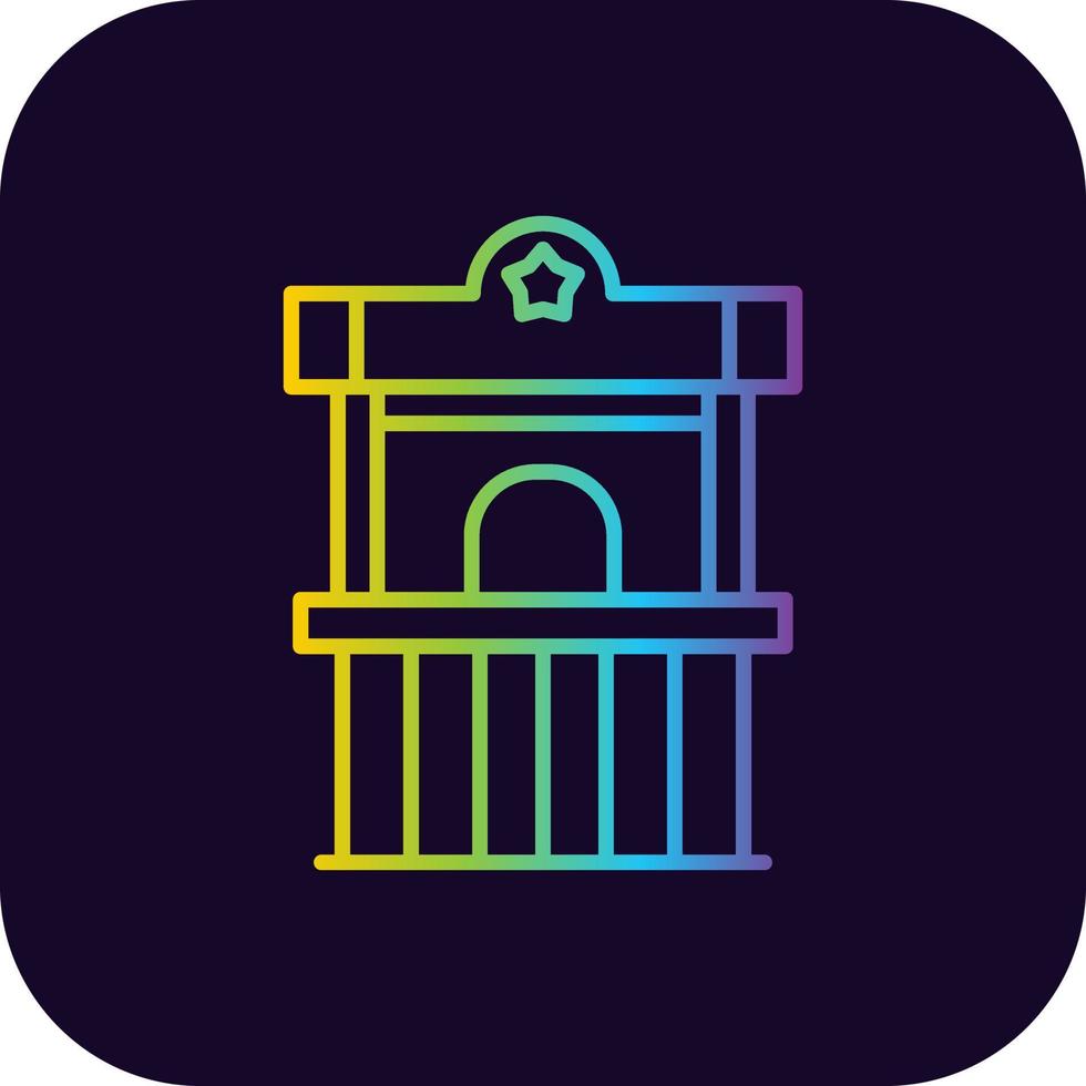 Ticket Box Creative Icon Design vector