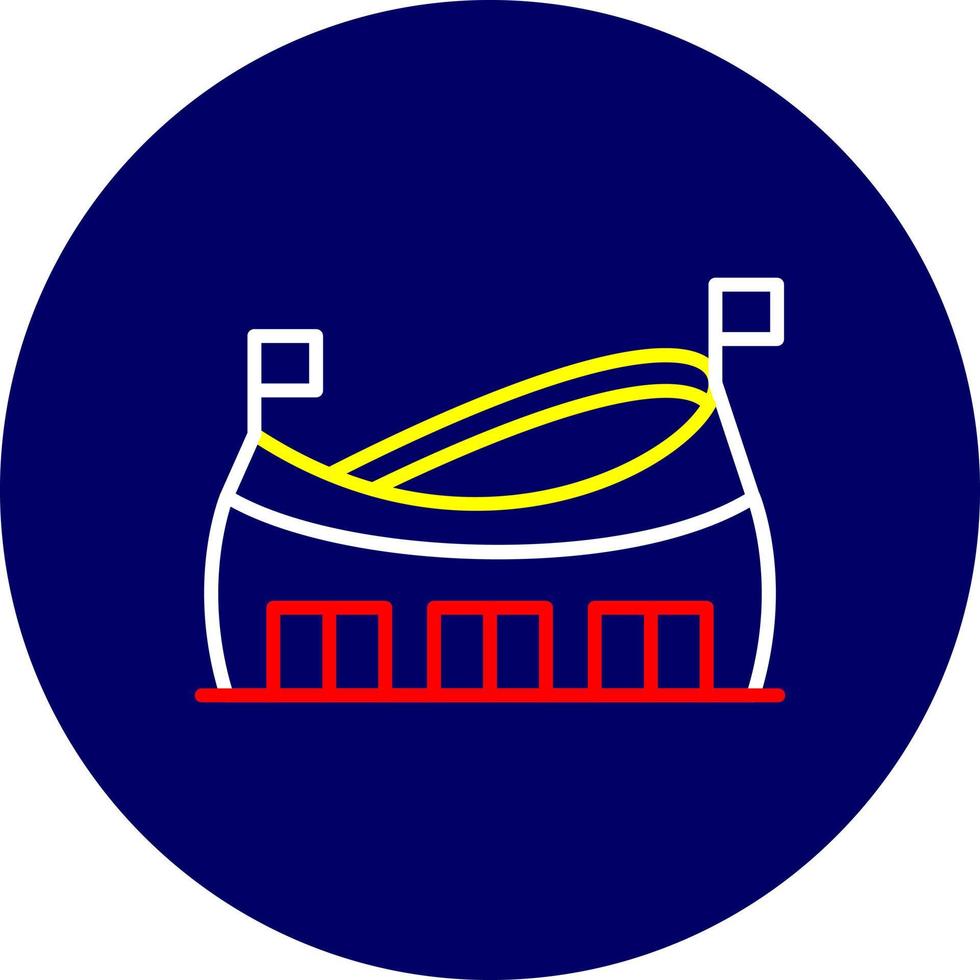 Stadium Creative Icon Design vector