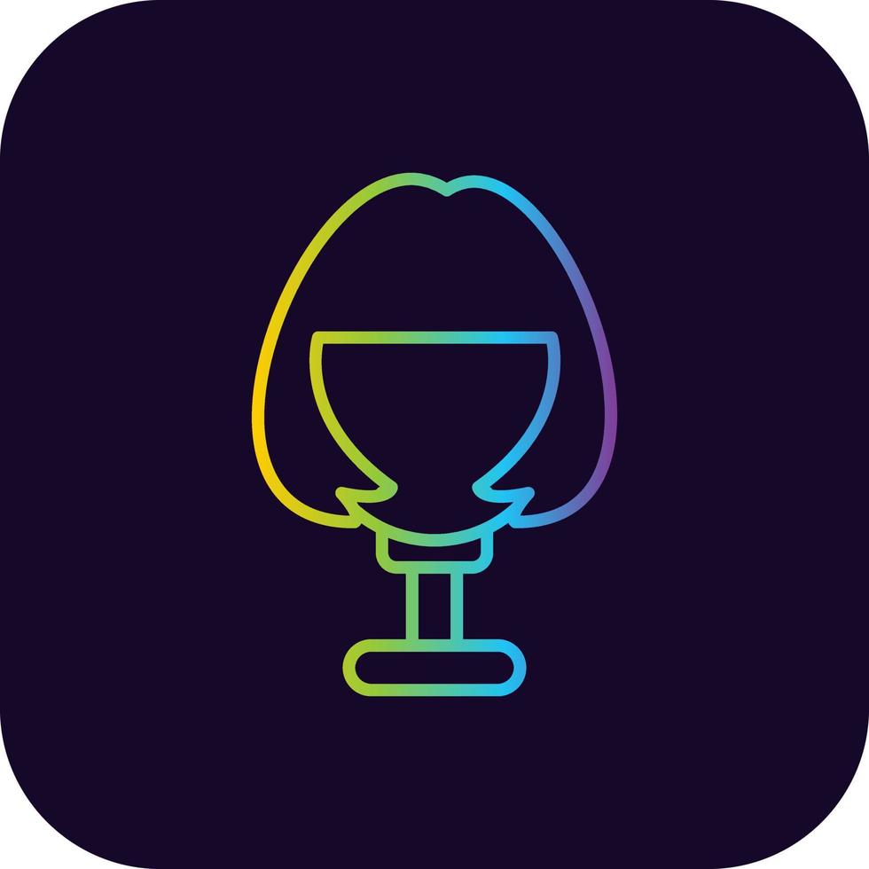 Wig Creative Icon Design vector