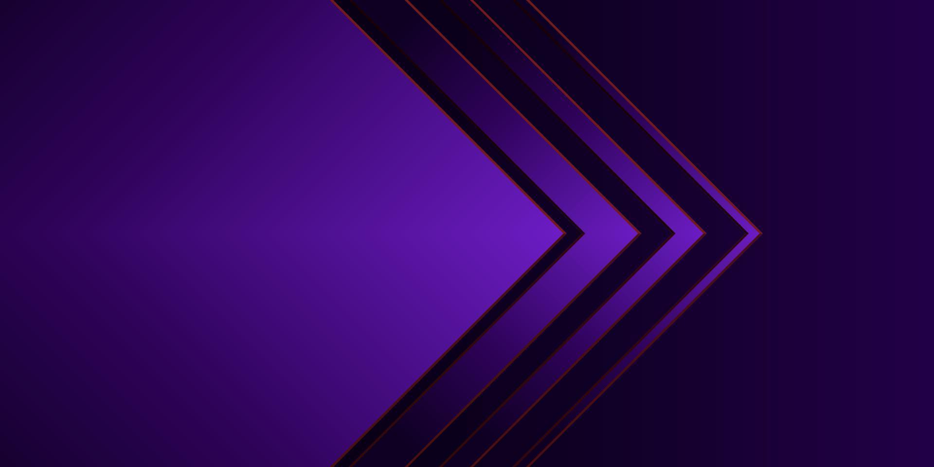 3D Abstract Background Four Layer Purple Arrowhead Right Triangle vector