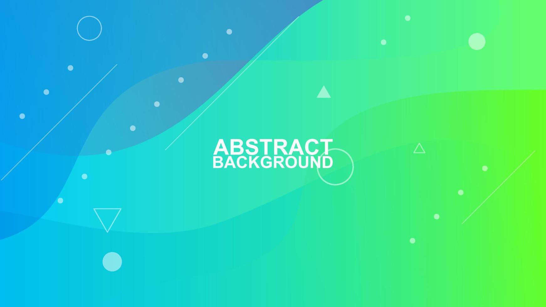 abstract modern wavy blue and green background vector illustration EPS10.eps
