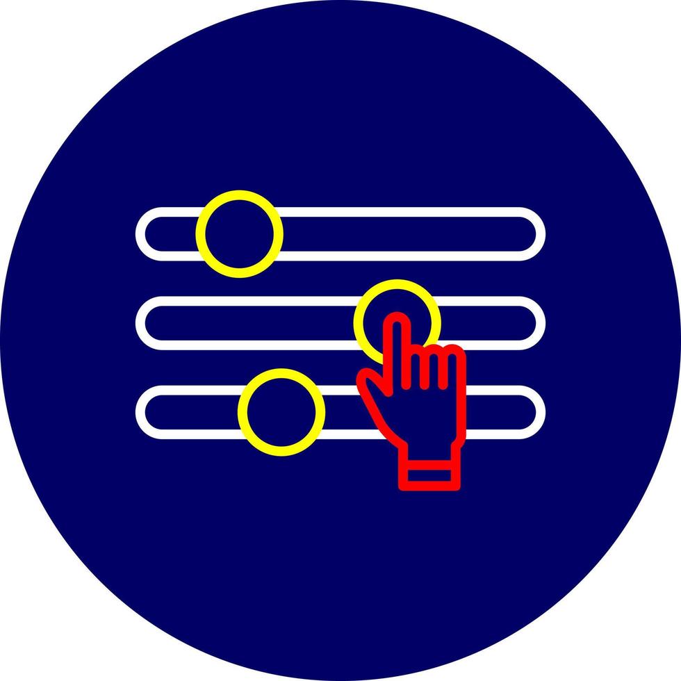 Adjust Creative Icon Design vector