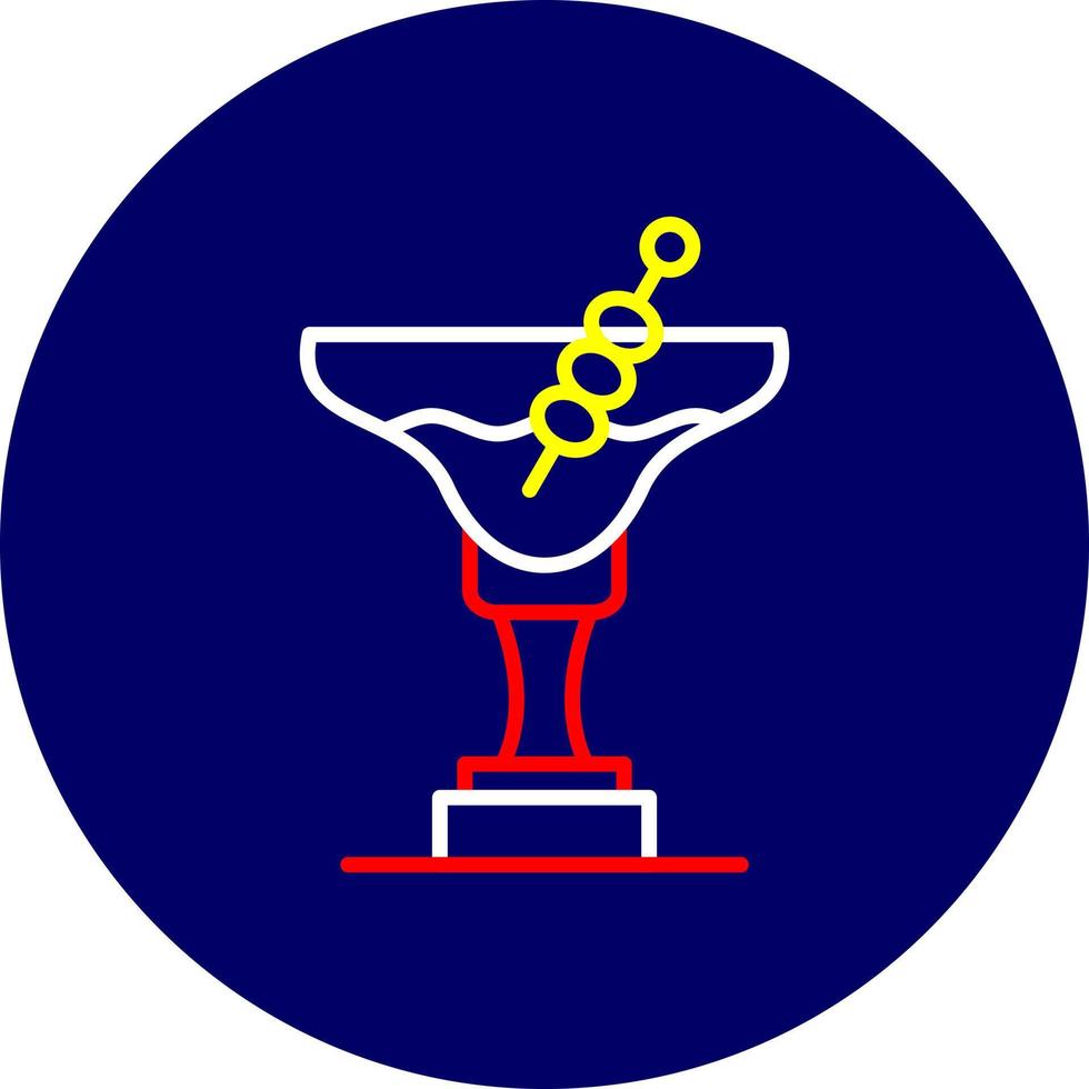 diseño de icono creativo de martini vector