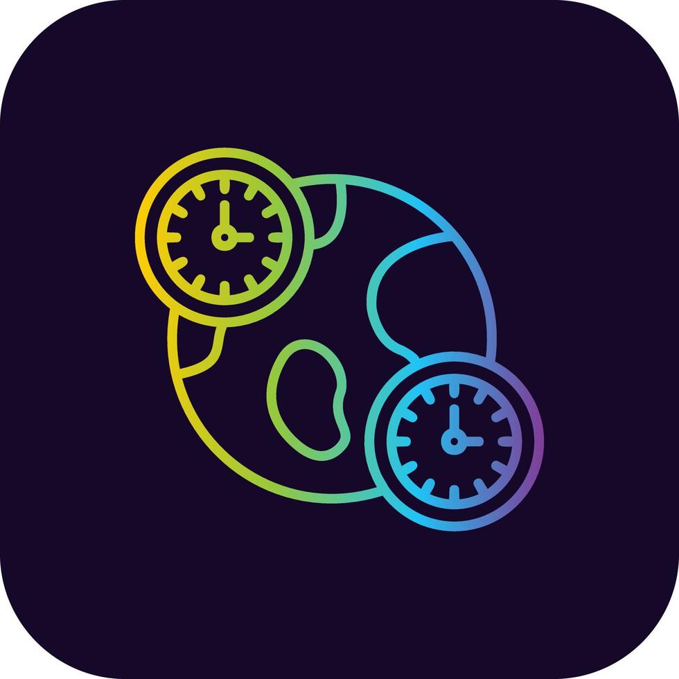 Jet Lag Creative Icon Design vector