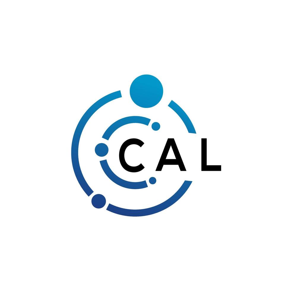 CAL letter logo design on  white background. CAL creative initials letter logo concept. CAL letter design. vector