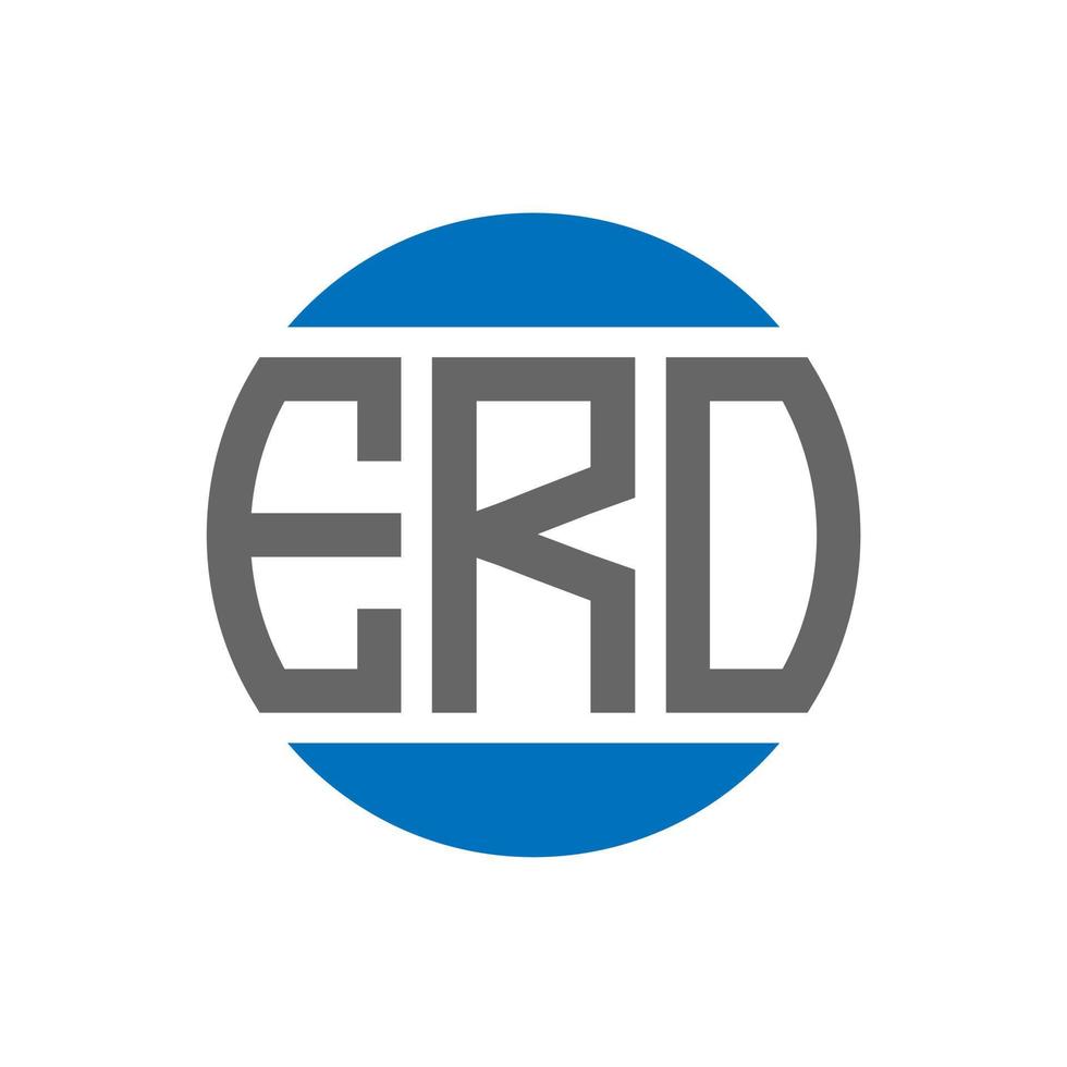 ERO letter logo design on white background. ERO creative initials circle logo concept. ERO letter design. vector