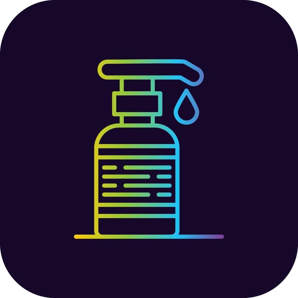 Shampoo Creative Icon Design vector