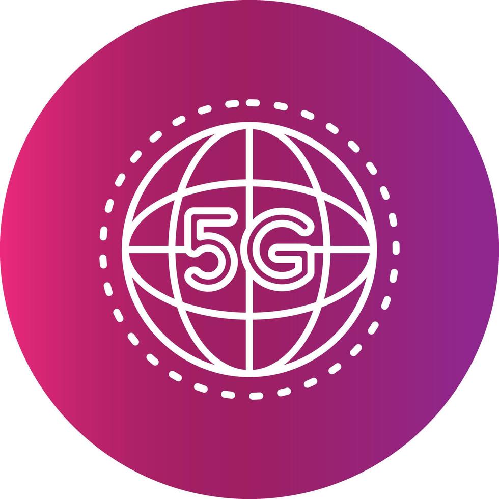 5g Creative Icon Design vector