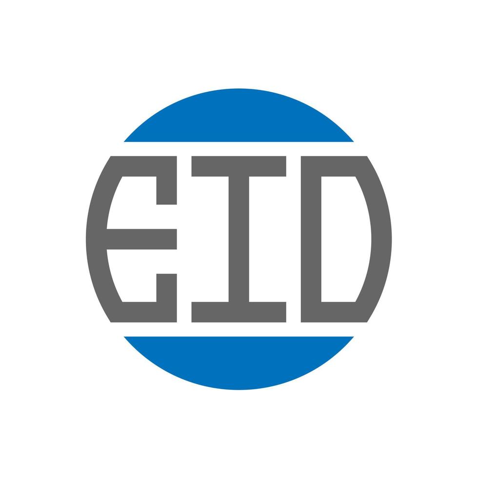 EIO letter logo design on white background. EIO creative initials circle logo concept. EIO letter design. vector