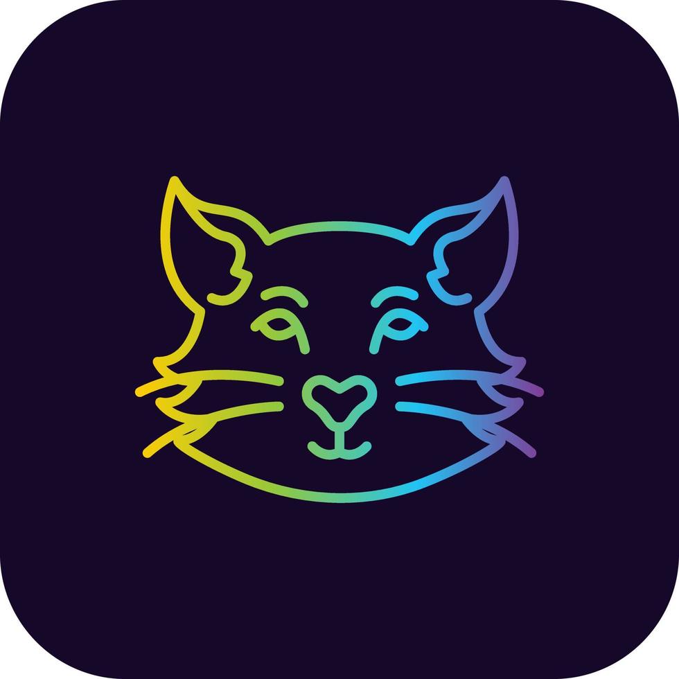 Cat Creative Icon Design vector