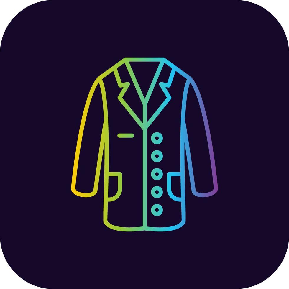 Lab Coat Creative Icon Design vector