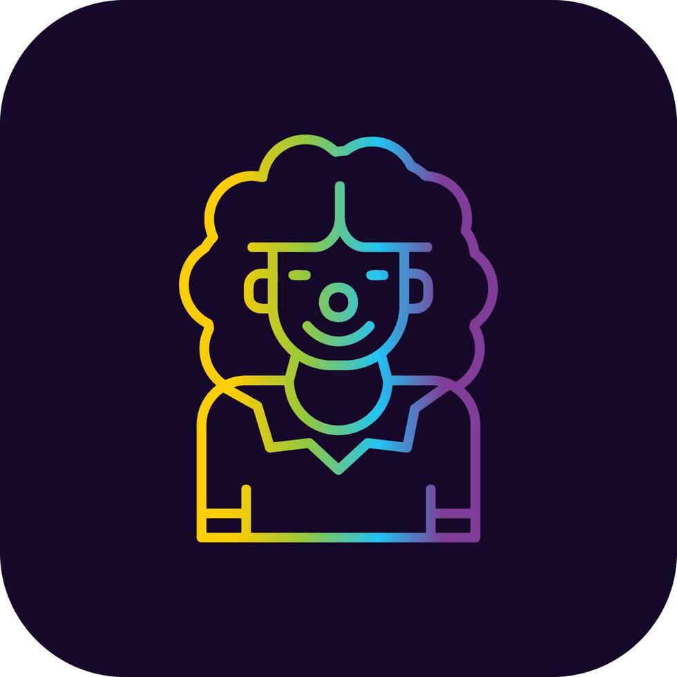 Clown Creative Icon Design vector