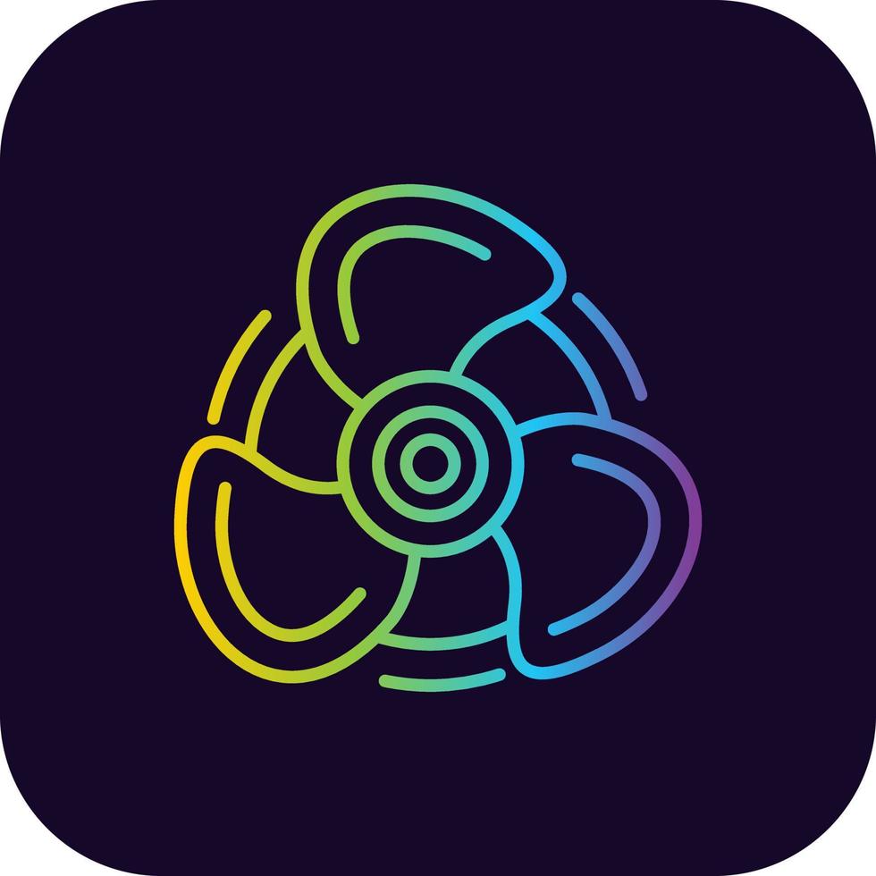 Propeller Creative Icon Design vector