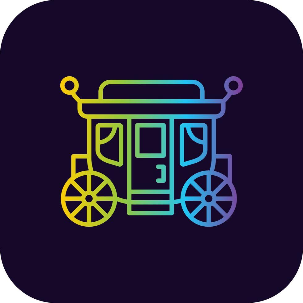 Carriage Creative Icon Design vector