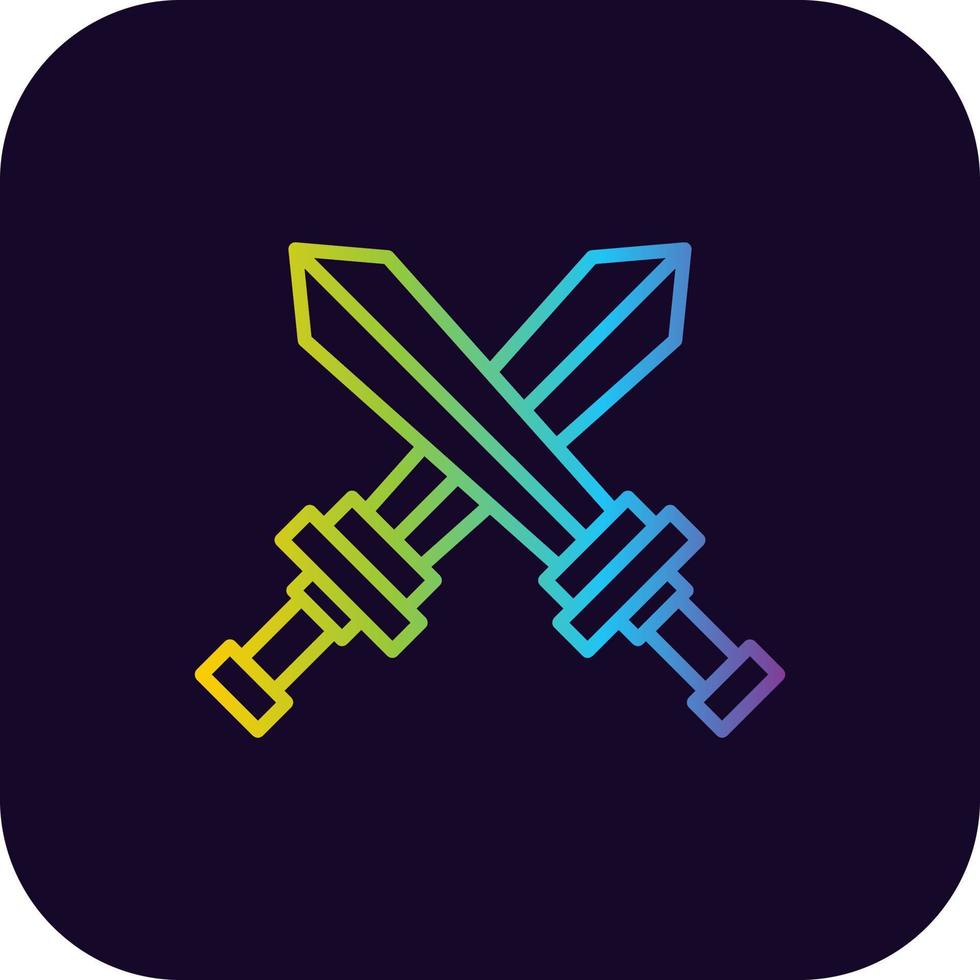 Sword Creative Icon Design vector